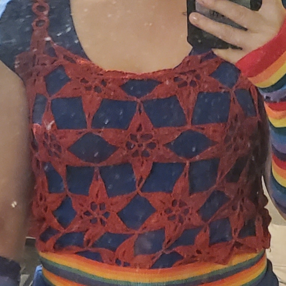 Macrame star top - Picture 2 of 2